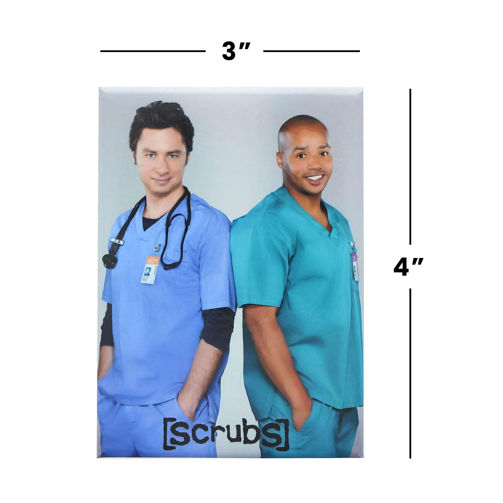 Scrubs JD & Turk 2.5 x 3.5 Inch Photo Magnet