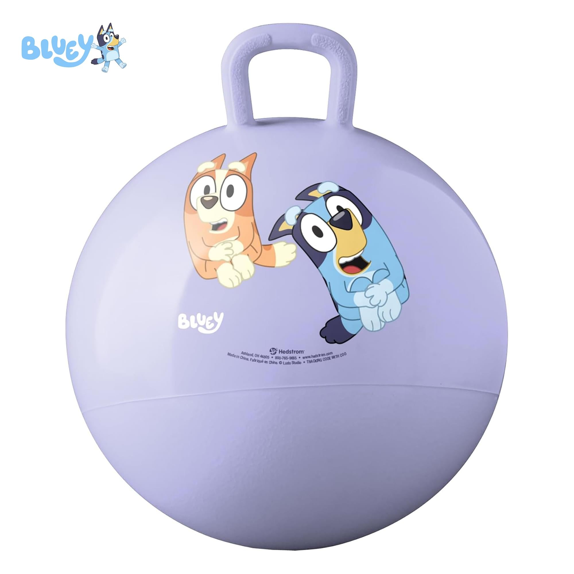 Disney Bluey and Bingo 15-Inch Purple Hopper Ball