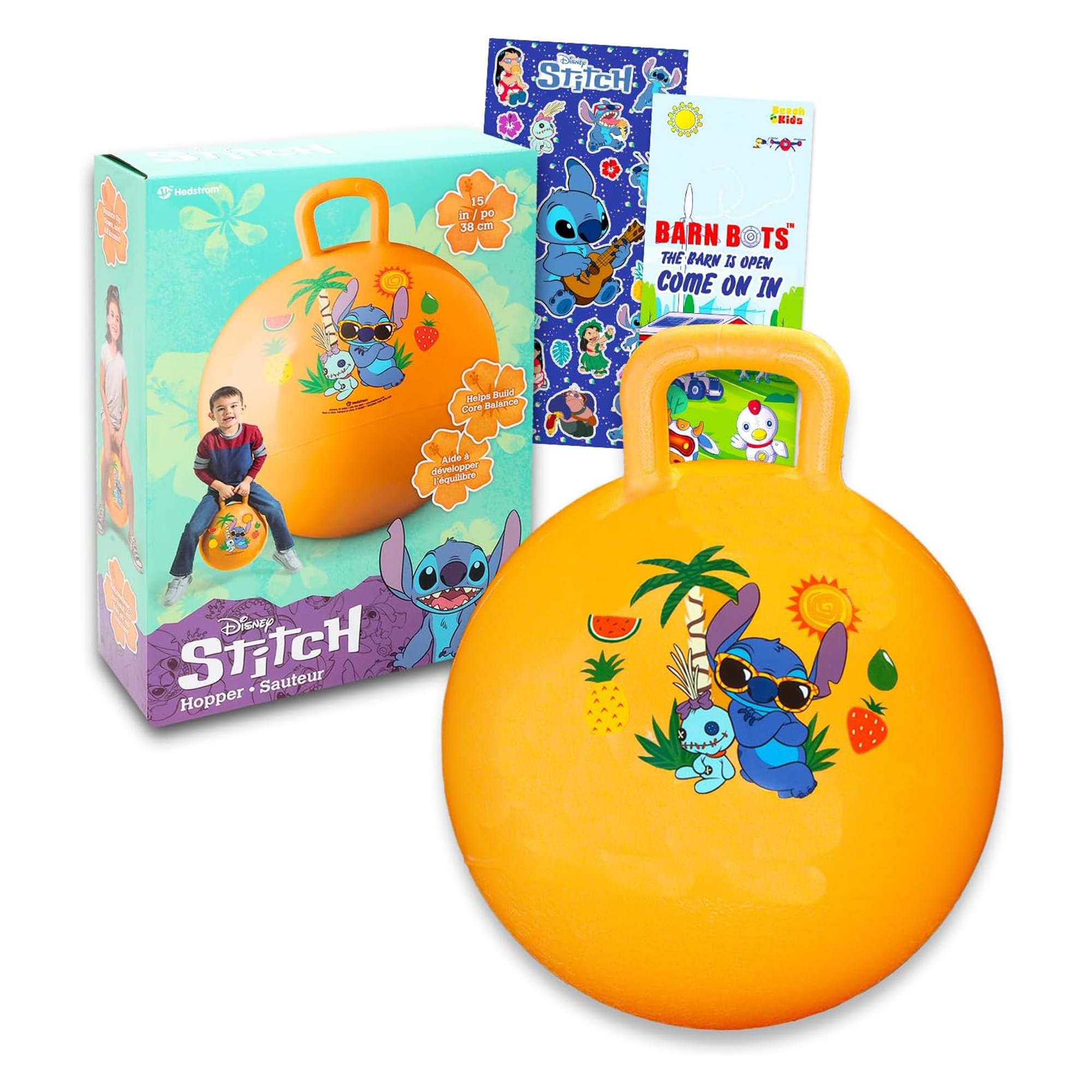 Disney Lilo & Stitch Tropical Stitch 15-Inch Yellow Hopper Ball