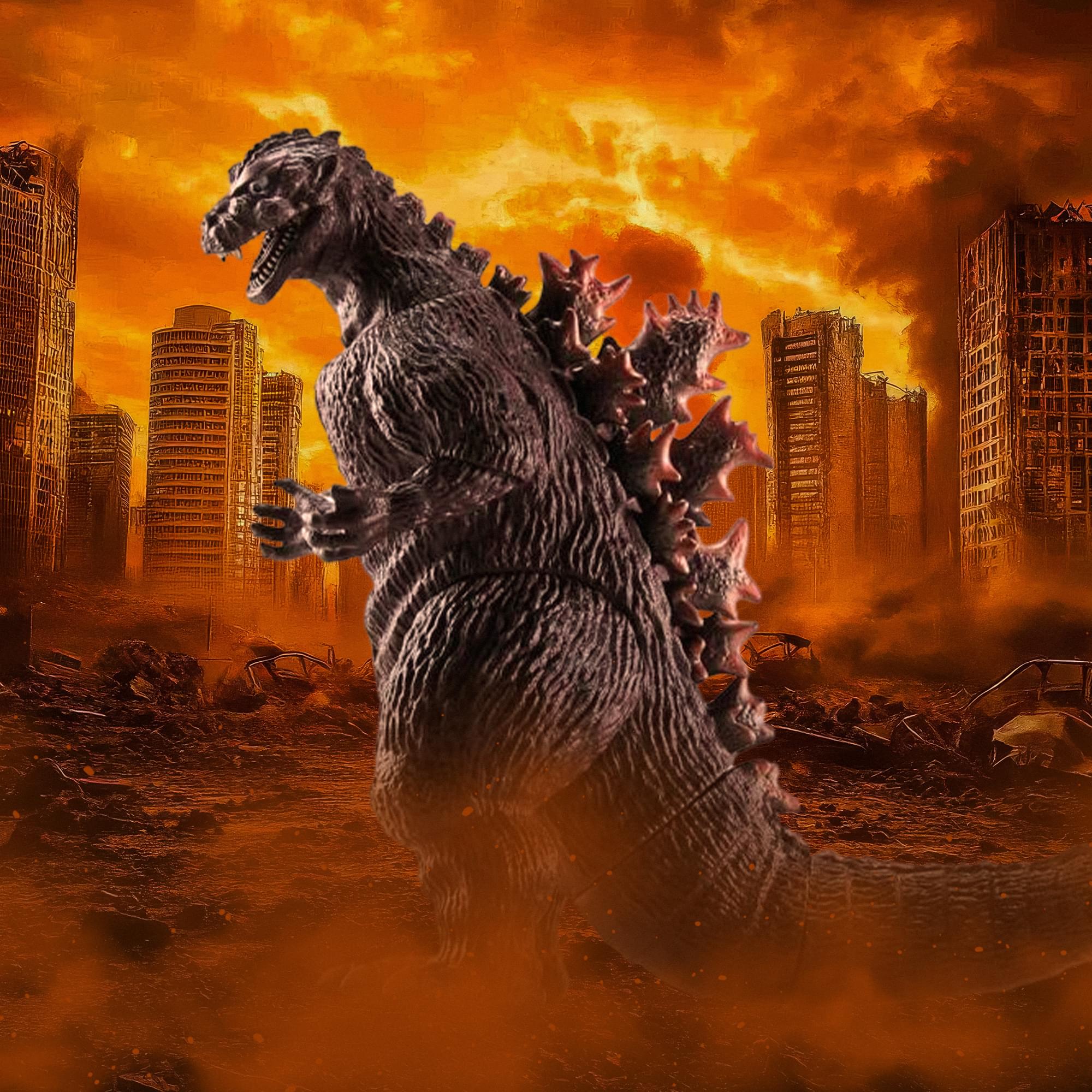 Banpresto Toho Monster Series | 1954 Roar Attack Godzilla (Brown)