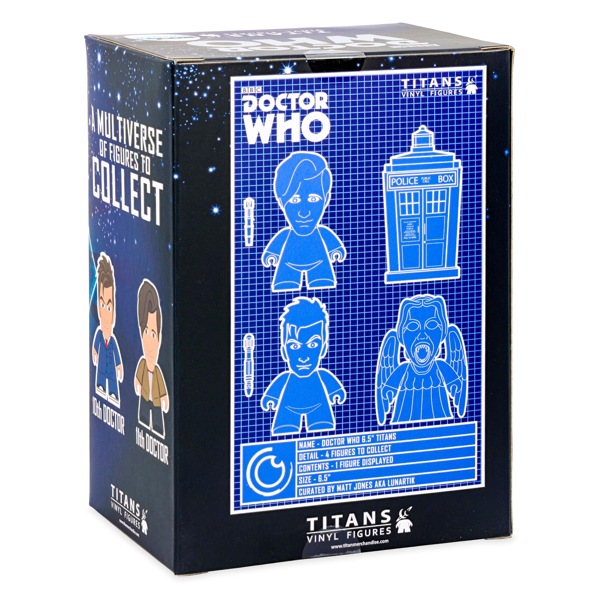 Doctor Who Titan 10th Doctor with Blue Pinstripe Suit 6.5" Vinyl Figure