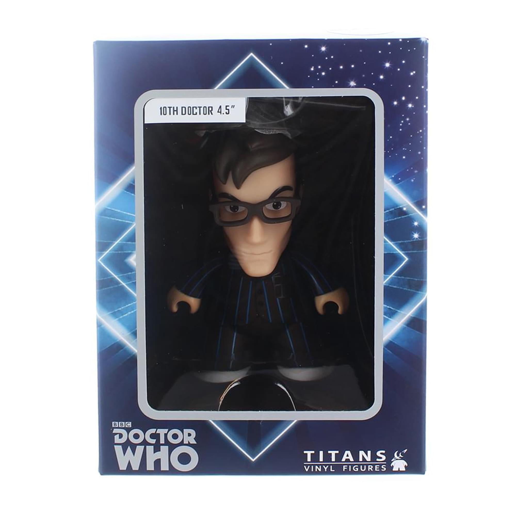 Doctor Who Titan 10th Doctor with Brown Pinstripe Suit 4.5" Vinyl Figure