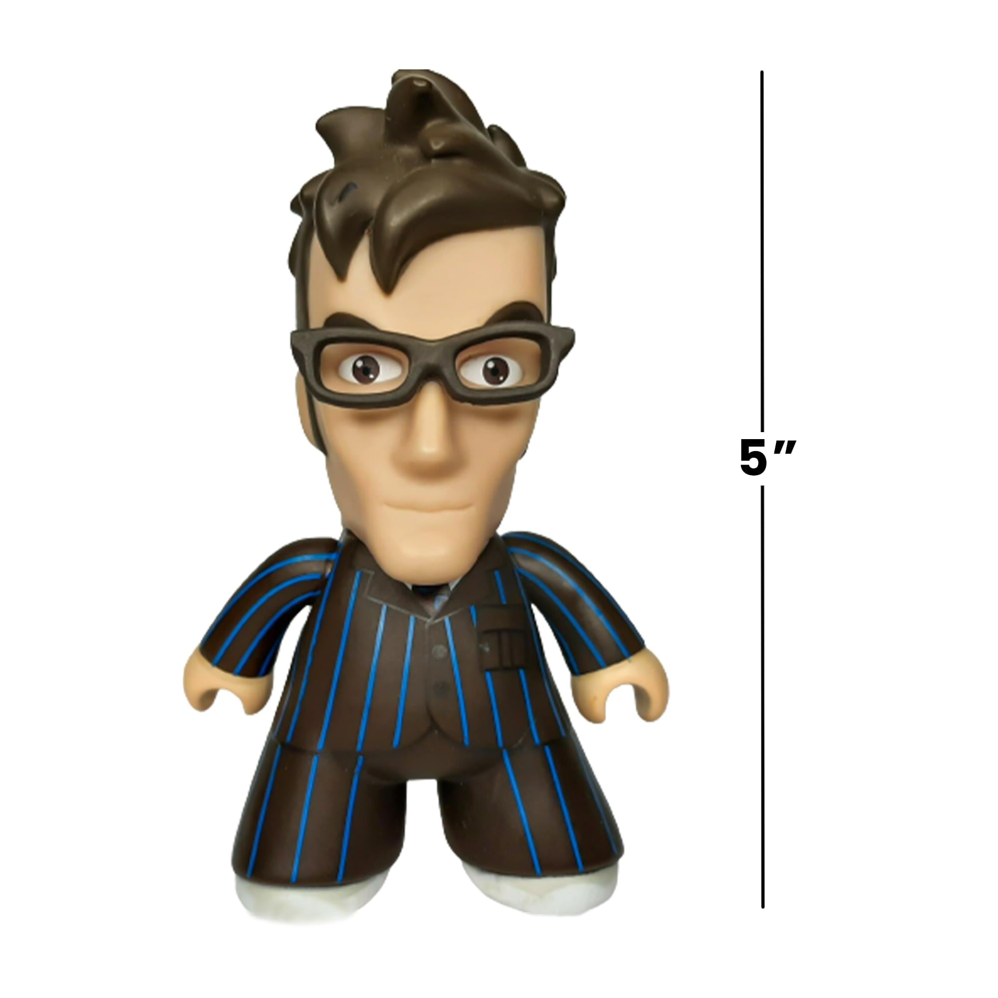 Doctor Who Titan 10th Doctor with Brown Pinstripe Suit 4.5" Vinyl Figure