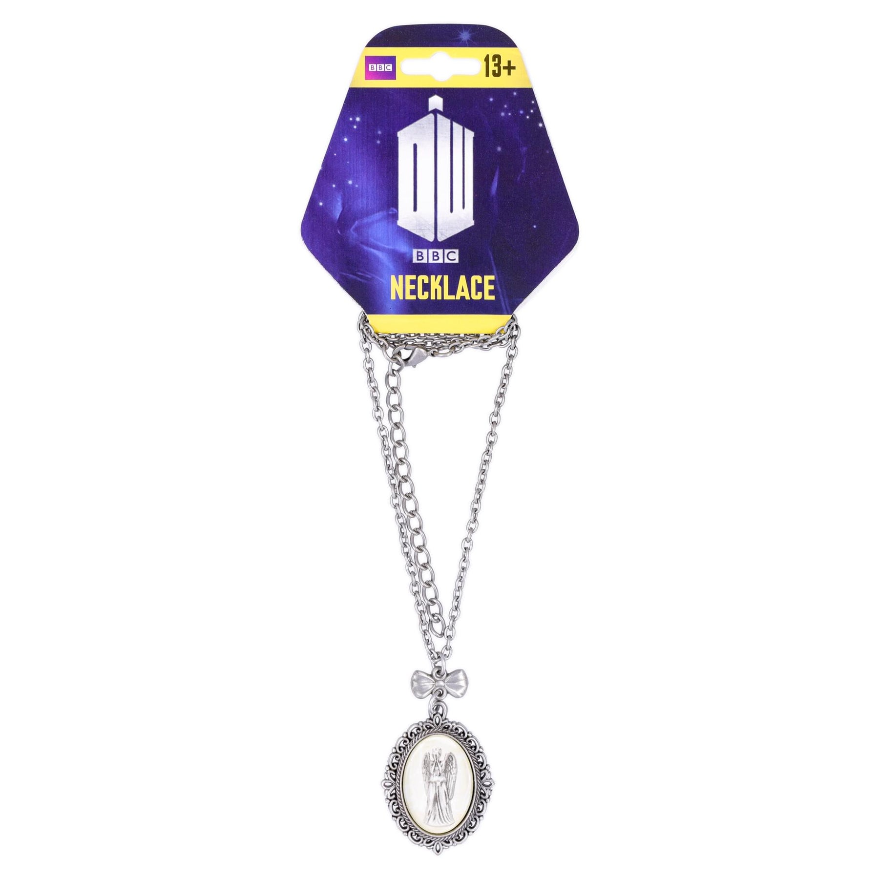 Doctor Who Weeping Angel Cameo Necklace