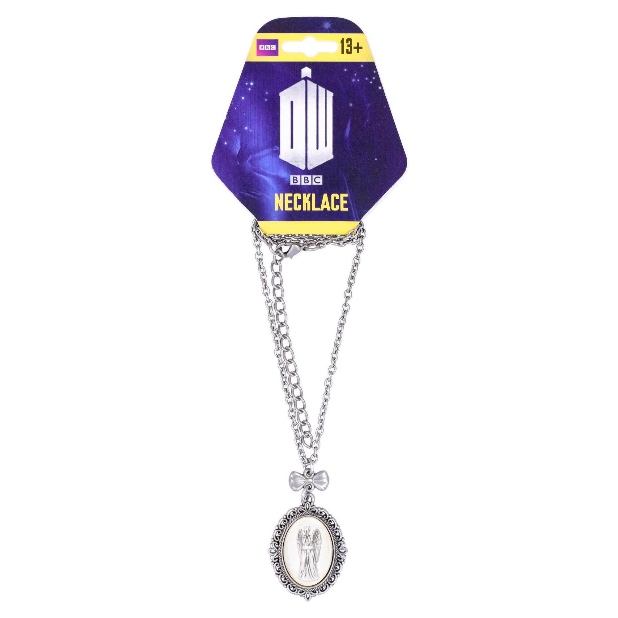 Doctor Who Weeping Angel Cameo Necklace
