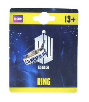 Doctor Who "Companion" Stainless Steel Ring