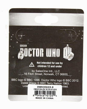 Doctor Who Red Dalek 3D Earring