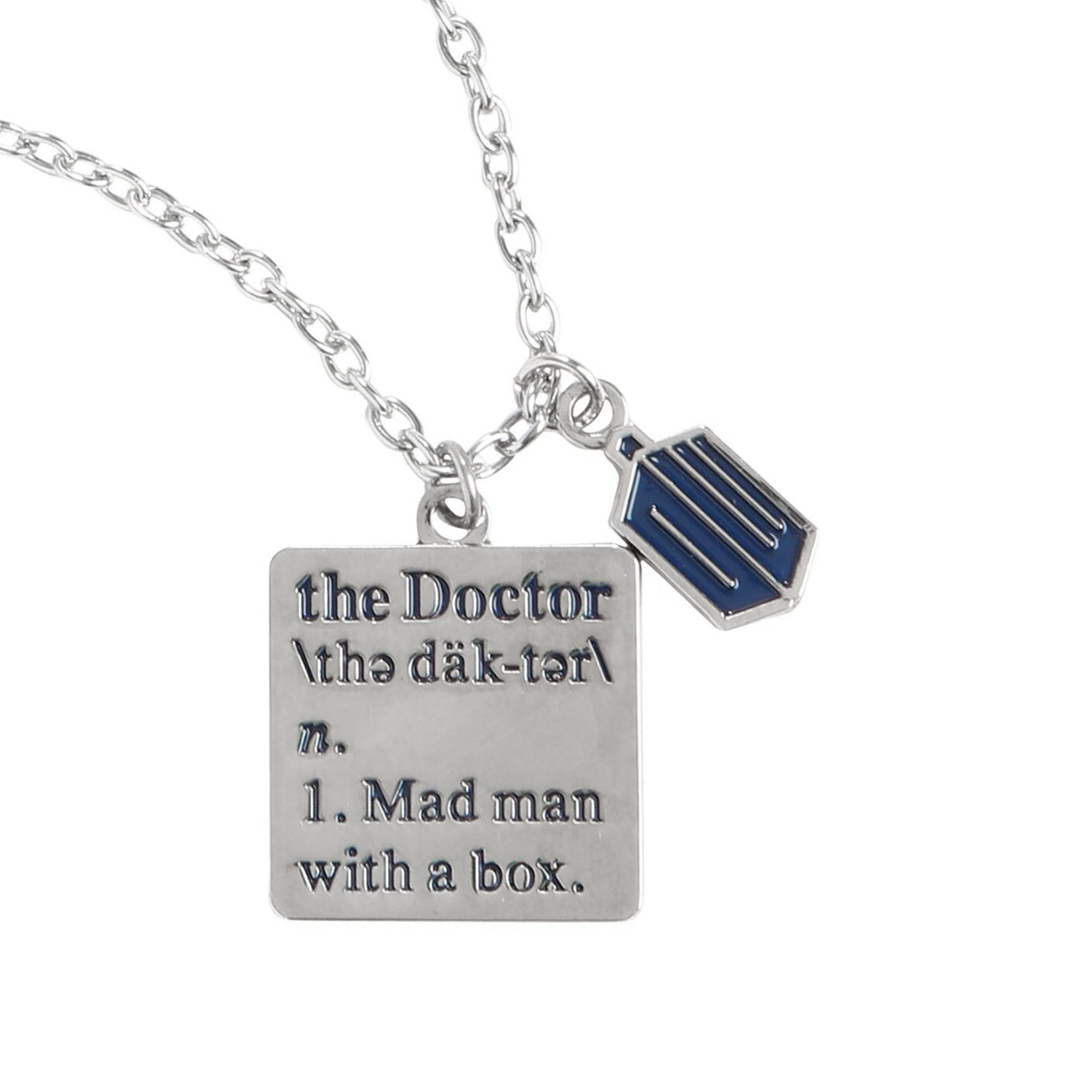 Doctor Who "Mad Man With A Box" Pendant Necklace