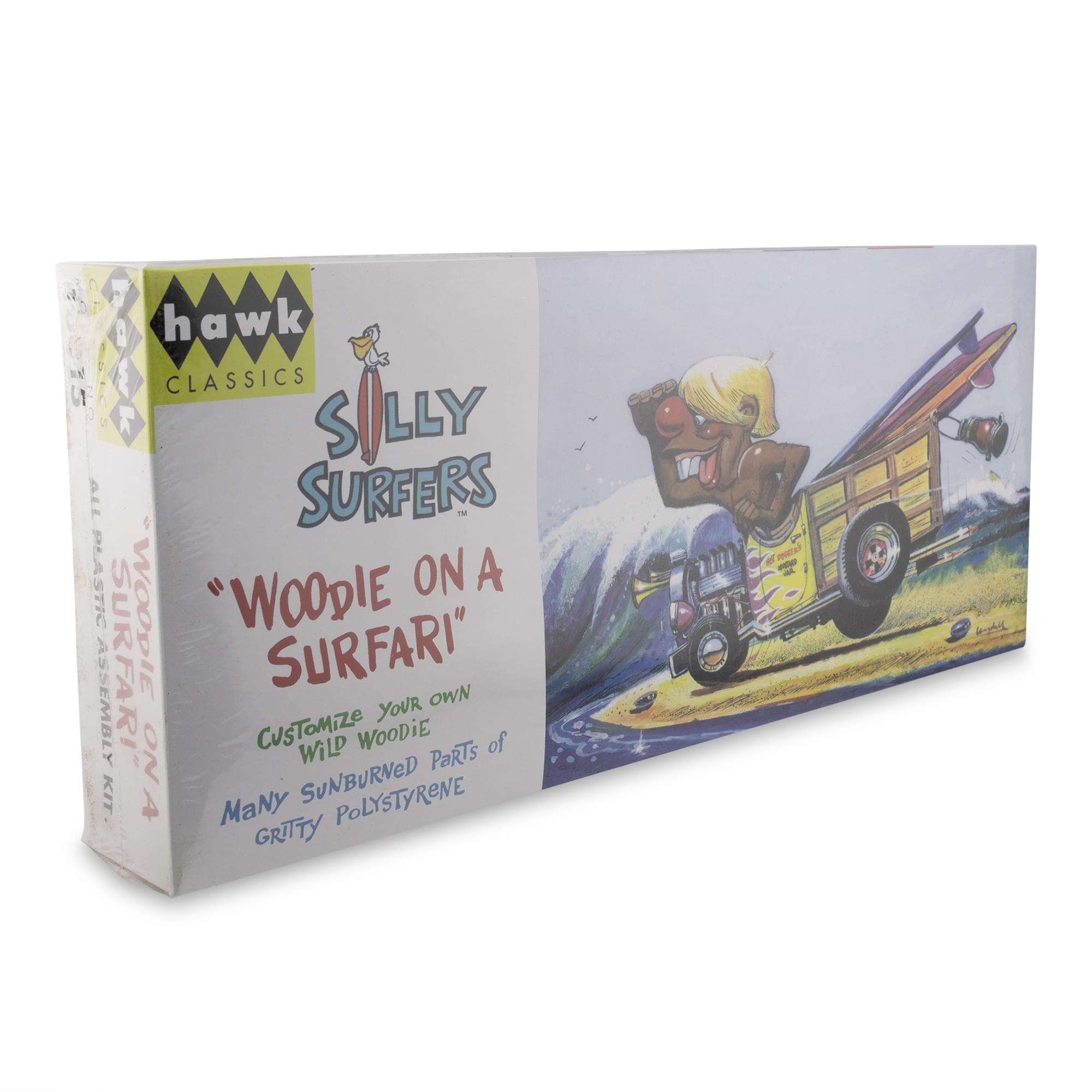 Hawk Classics Silly Surfers Plastic Model Kit | Woodie On A Surfari