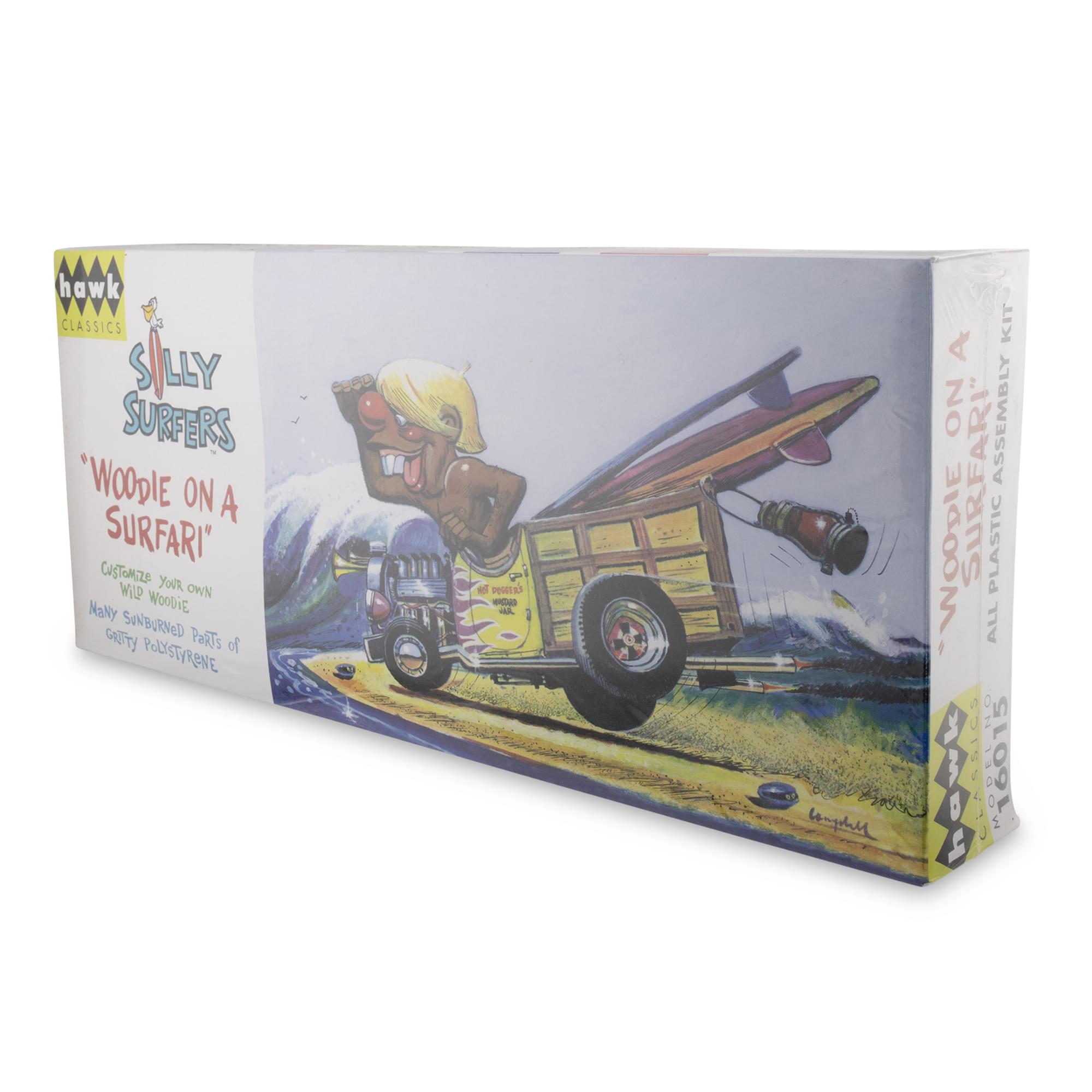 Hawk Classics Silly Surfers Plastic Model Kit | Woodie On A Surfari