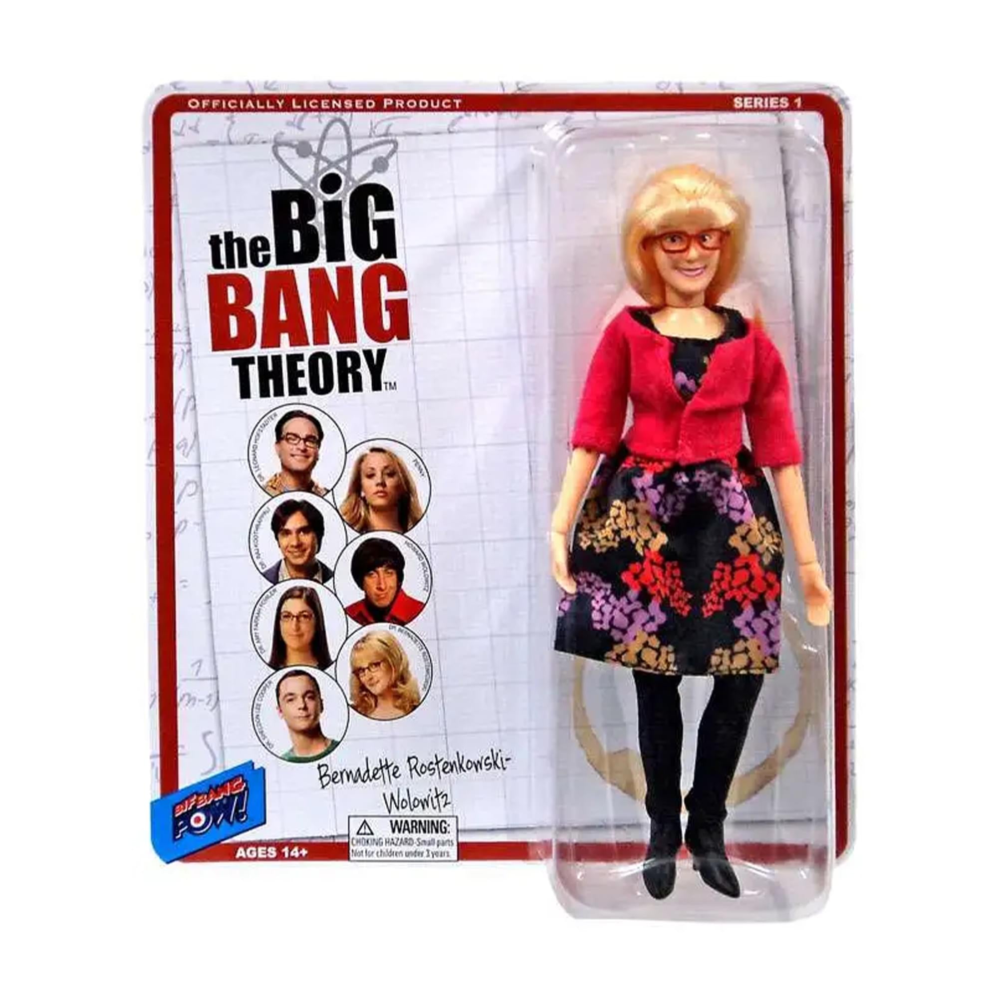 Big Bang Theory Bernadette Retro Clothed 8" Action Figure