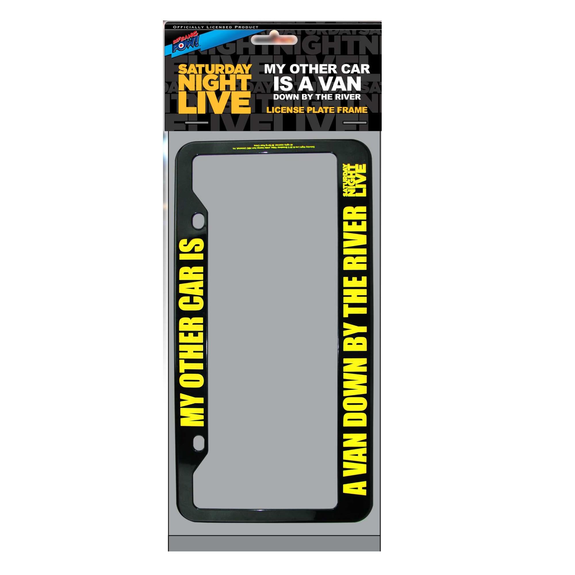 Bif Bang Pow! Saturday Night Live My Other Car Is A Van License Plate Frame