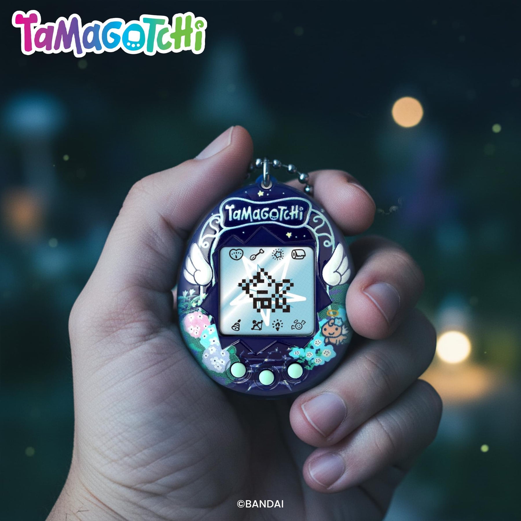 Tamagotchi Original Digital Pet | Angel Night Garden