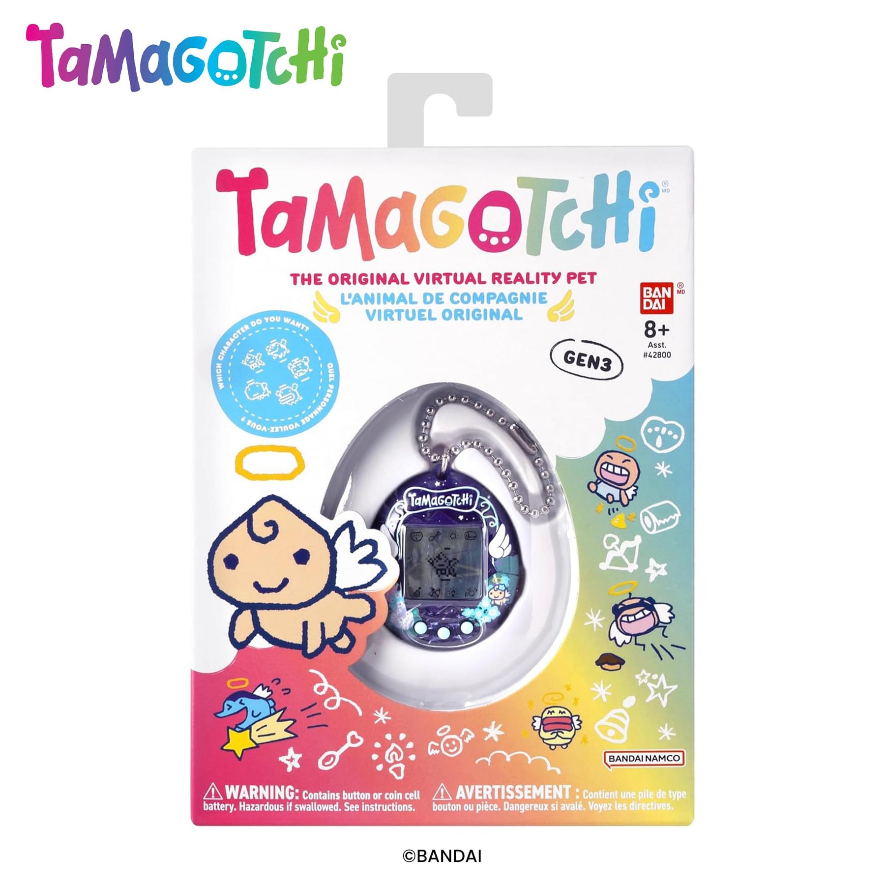 Tamagotchi Original Digital Pet | Angel Night Garden
