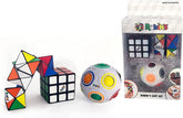 Rubiks 3 Piece Gift Set | Rainbow Ball | Squishy Cube | Magic Star
