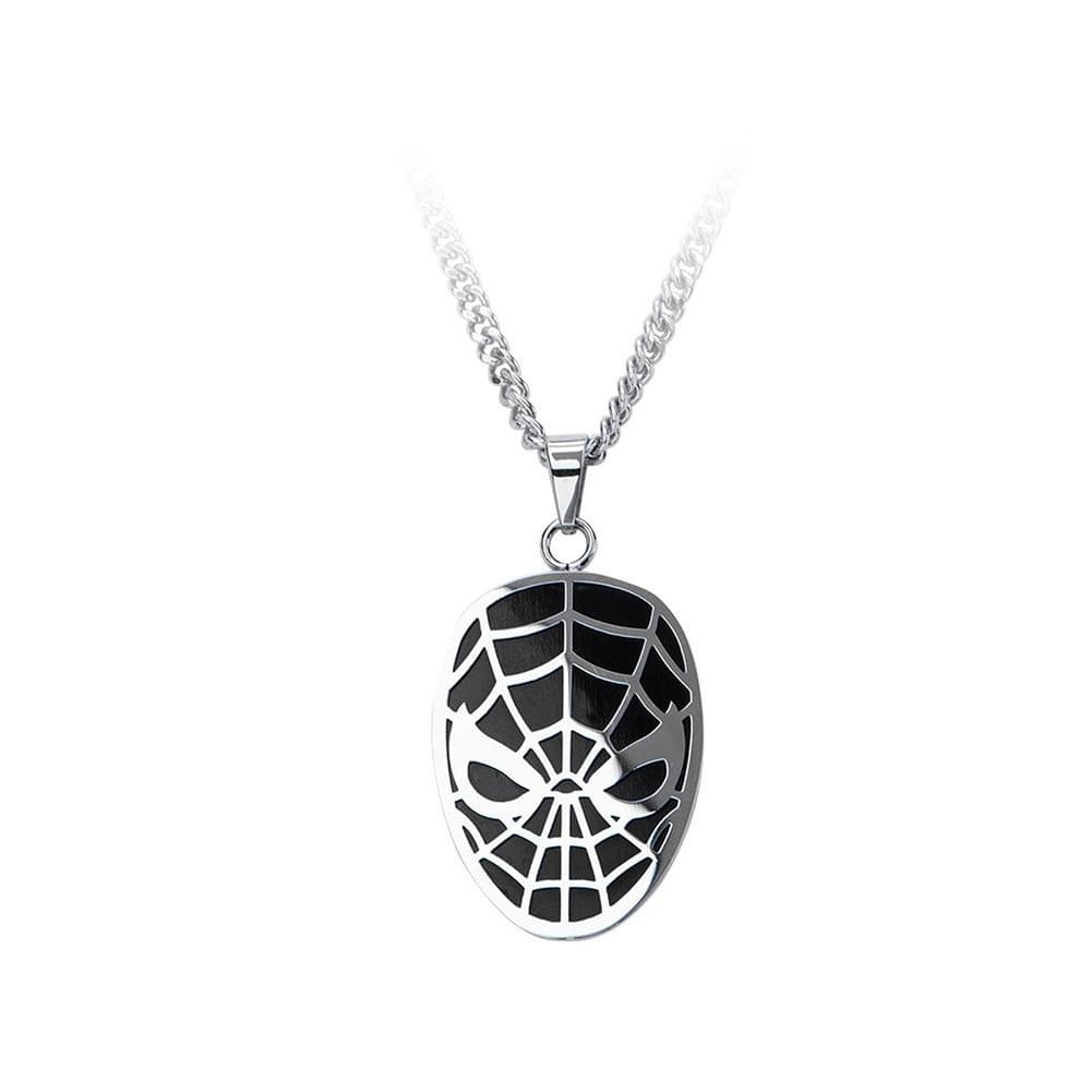 Marvel Comics Spider-Man Stainless Steel 24" Chain Pendant Necklace