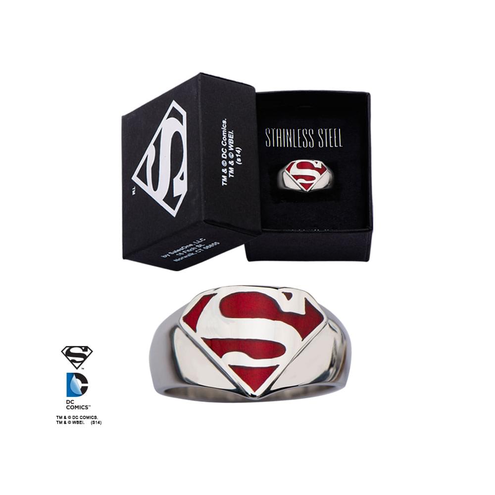 DC Comics Superman Logo Stainless Steel Ring
