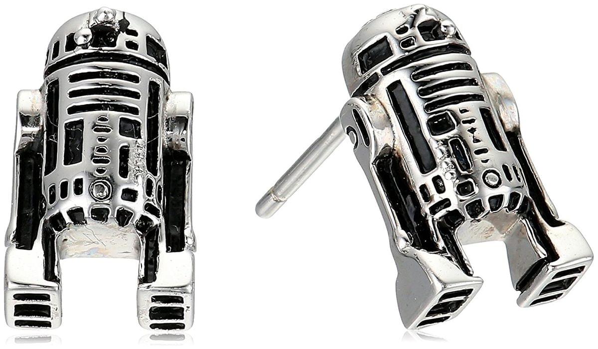 Star Wars R2-D2 Sterling Silver 3D Stud Earrings