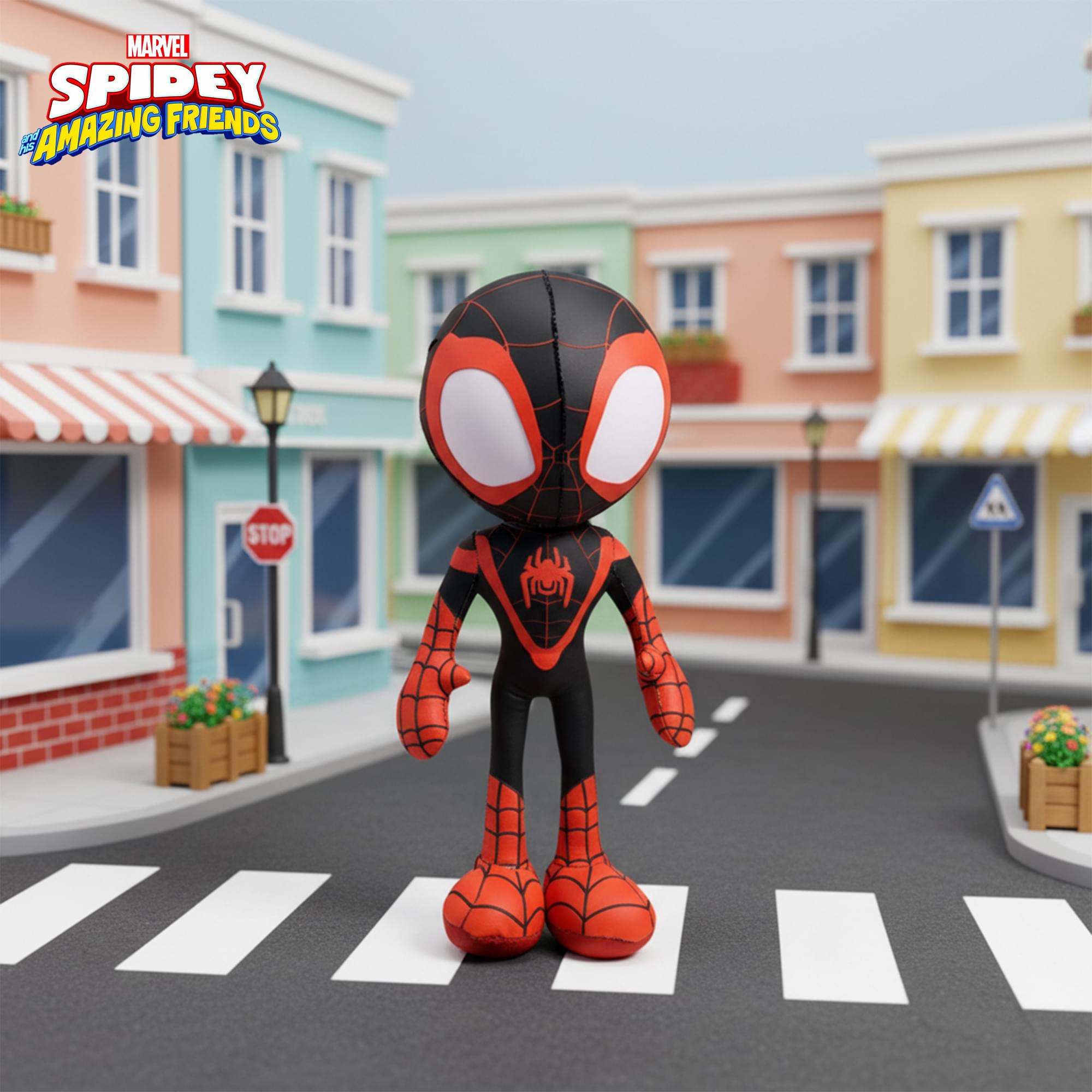 Marvel Spidey & His Amazing Friends 9 Inch Plush | Miles Morales