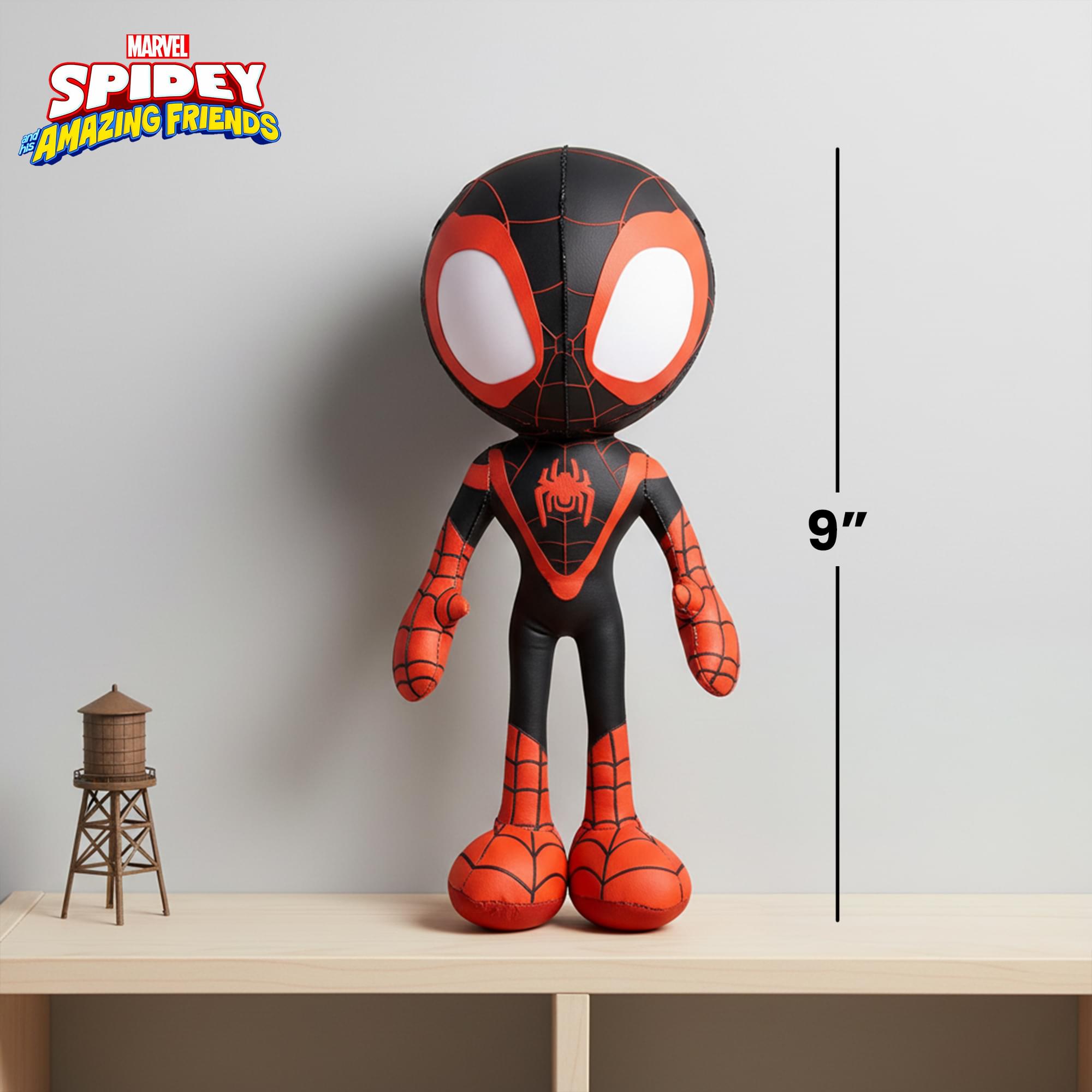 Marvel Spidey & His Amazing Friends 9 Inch Plush | Miles Morales