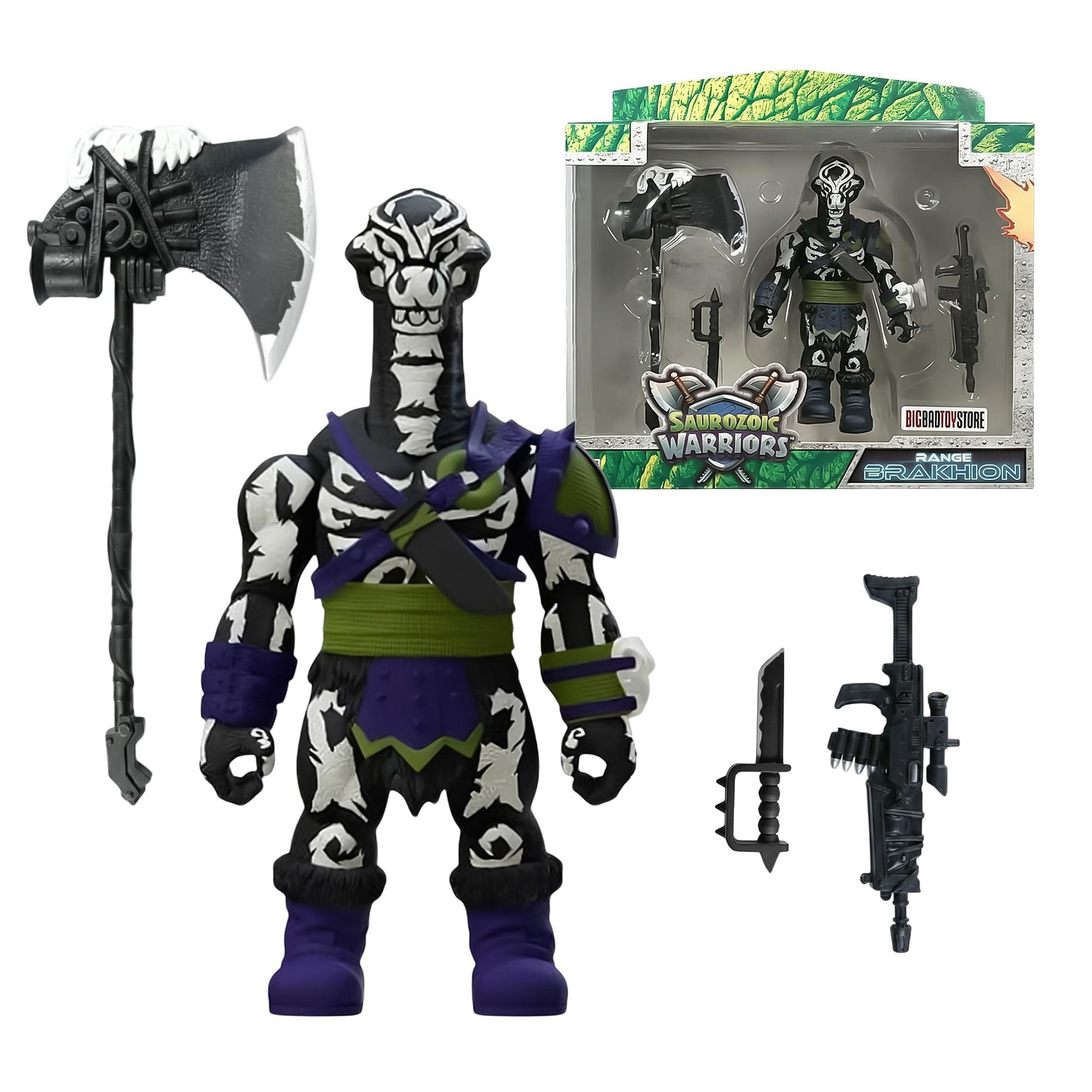 Saurozoic Warriors  1:12 Scale Action Figure | Range Brakhion (Night Lands Ver.)
