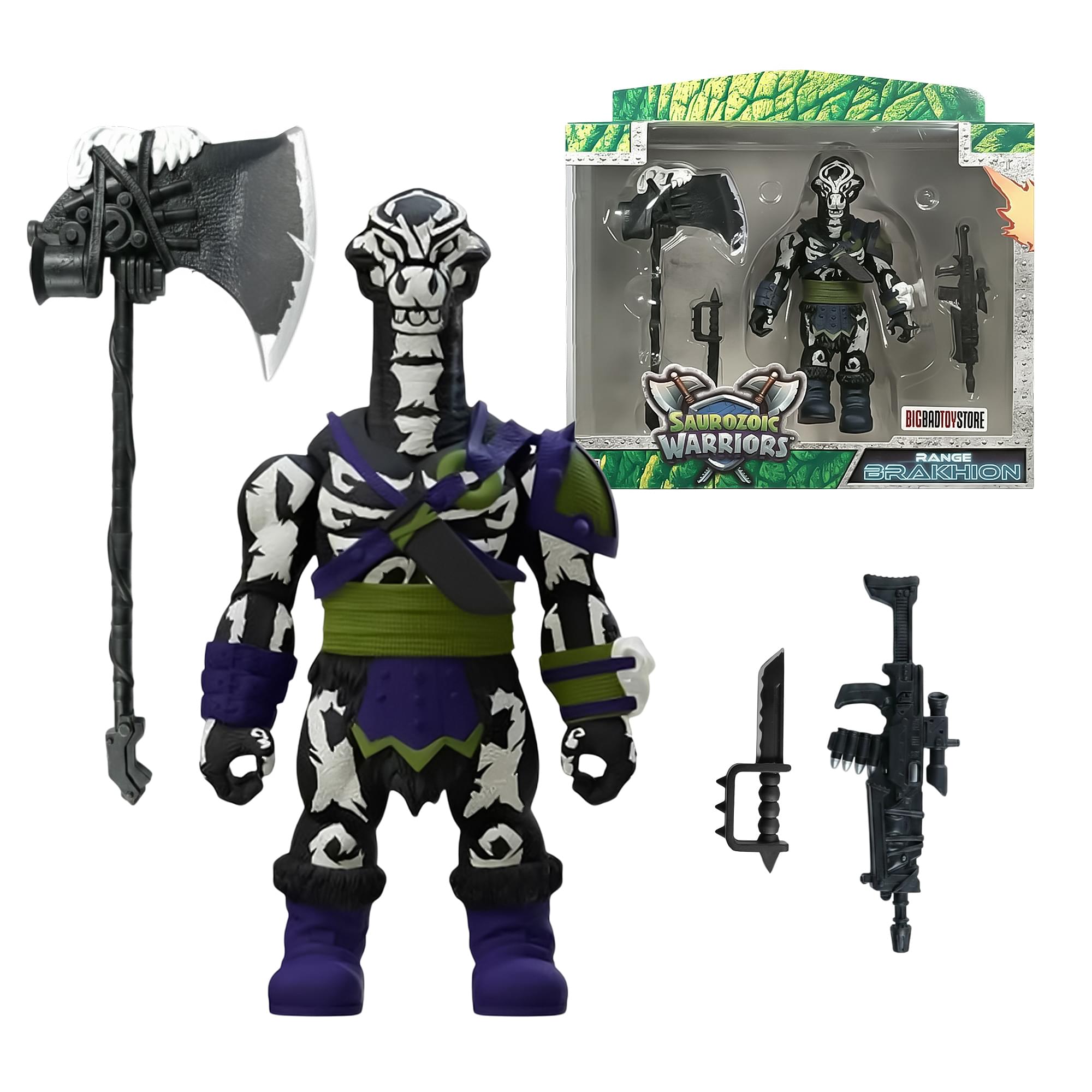 Saurozoic Warriors  1:12 Scale Action Figure | Range Brakhion (Night Lands Ver.)