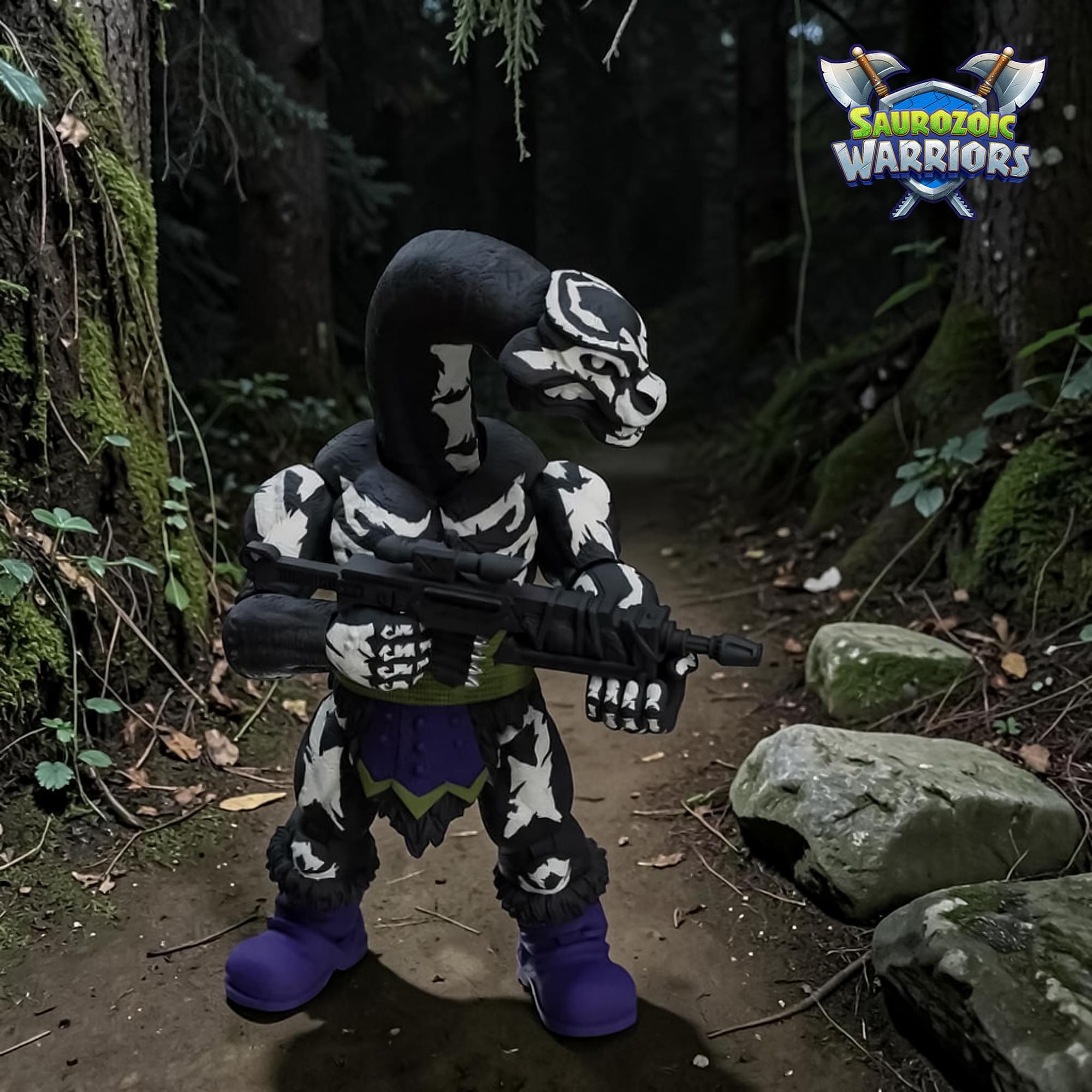Saurozoic Warriors  1:12 Scale Action Figure | Range Brakhion (Night Lands Ver.)