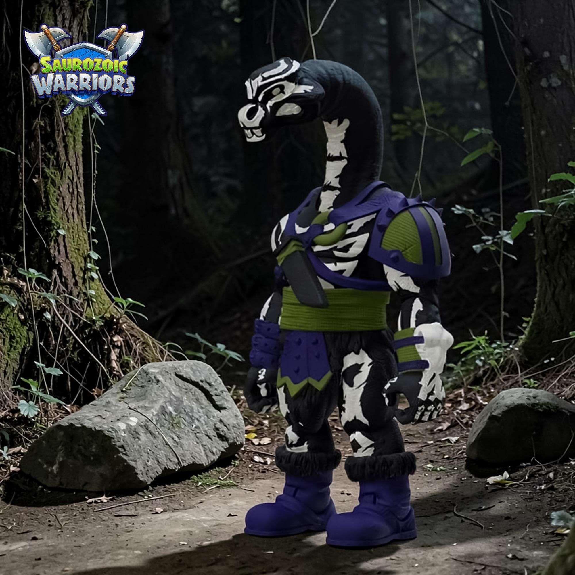 Saurozoic Warriors  1:12 Scale Action Figure | Range Brakhion (Night Lands Ver.)