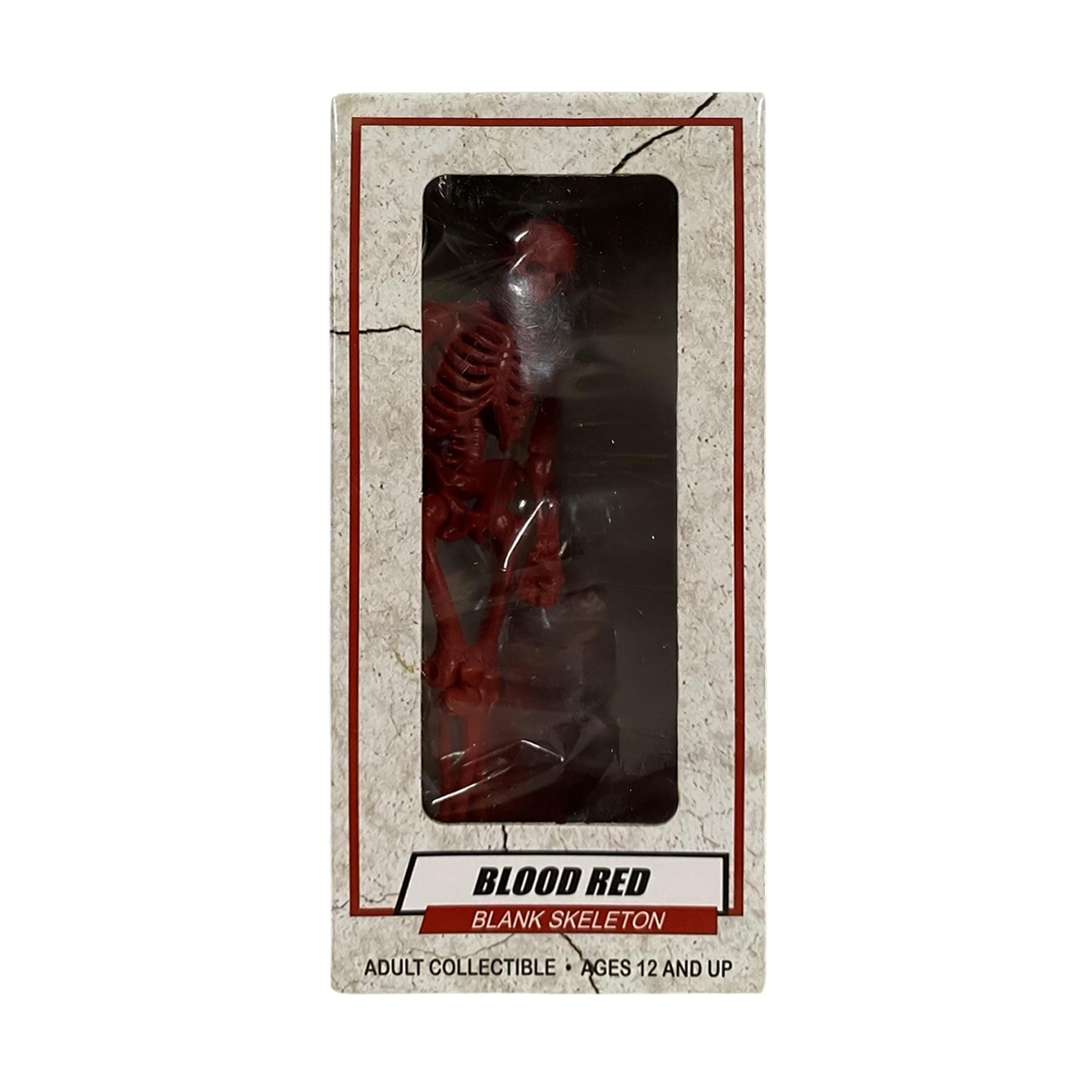 Vitruvian H.A.C.K.S. Skeleton Blank (Blood Red) 1:18 Action Figure