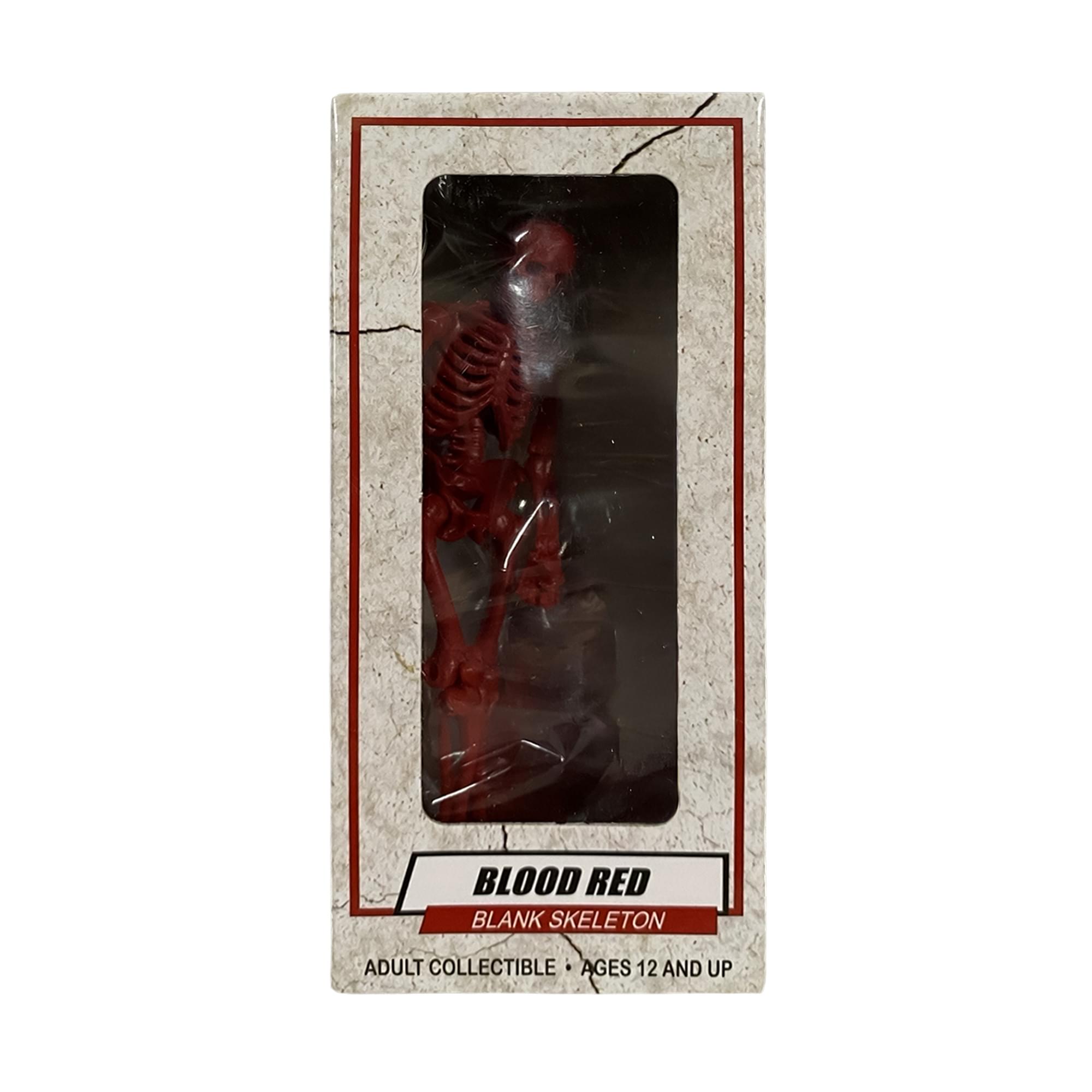 Vitruvian H.A.C.K.S. Skeleton Blank (Blood Red) 1:18 Action Figure