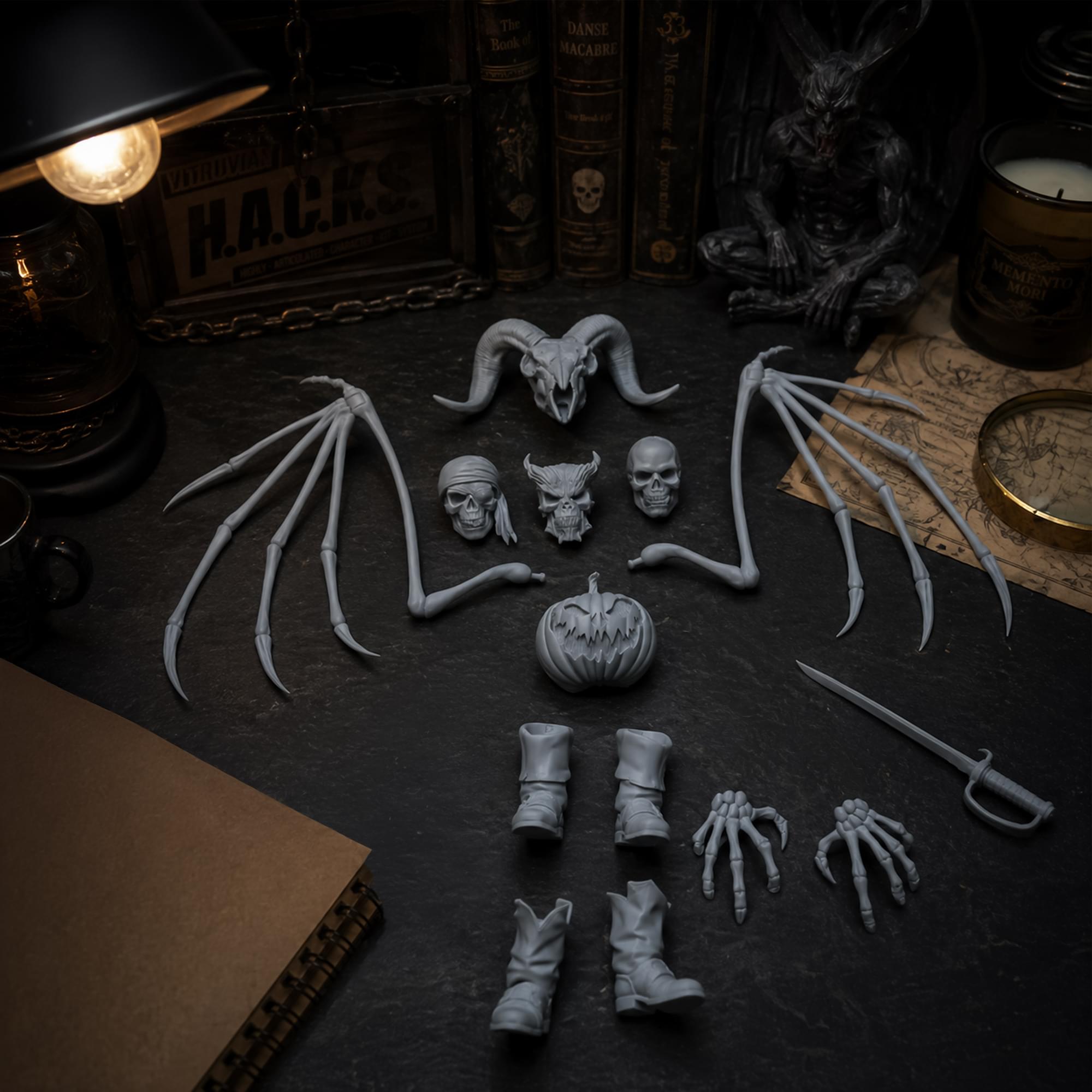 Vitruvian H.A.C.K.S. Character Builder Skeleton Kit (Menacing Mist) BBTS Exclusive