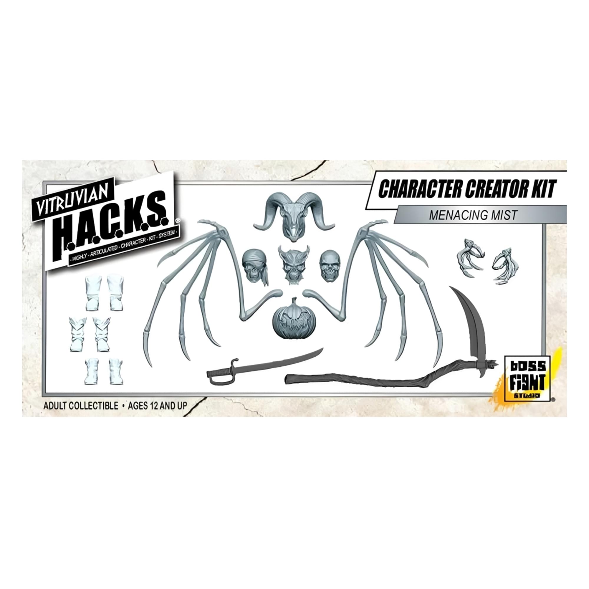 Vitruvian H.A.C.K.S. Character Builder Skeleton Kit (Menacing Mist) BBTS Exclusive