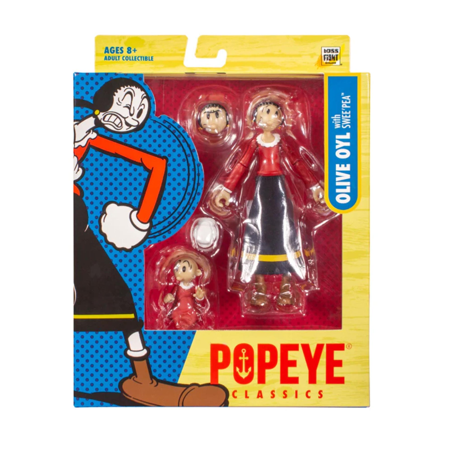 Popeye Classics 1:12 Scale Action Figure | Olive Oyl