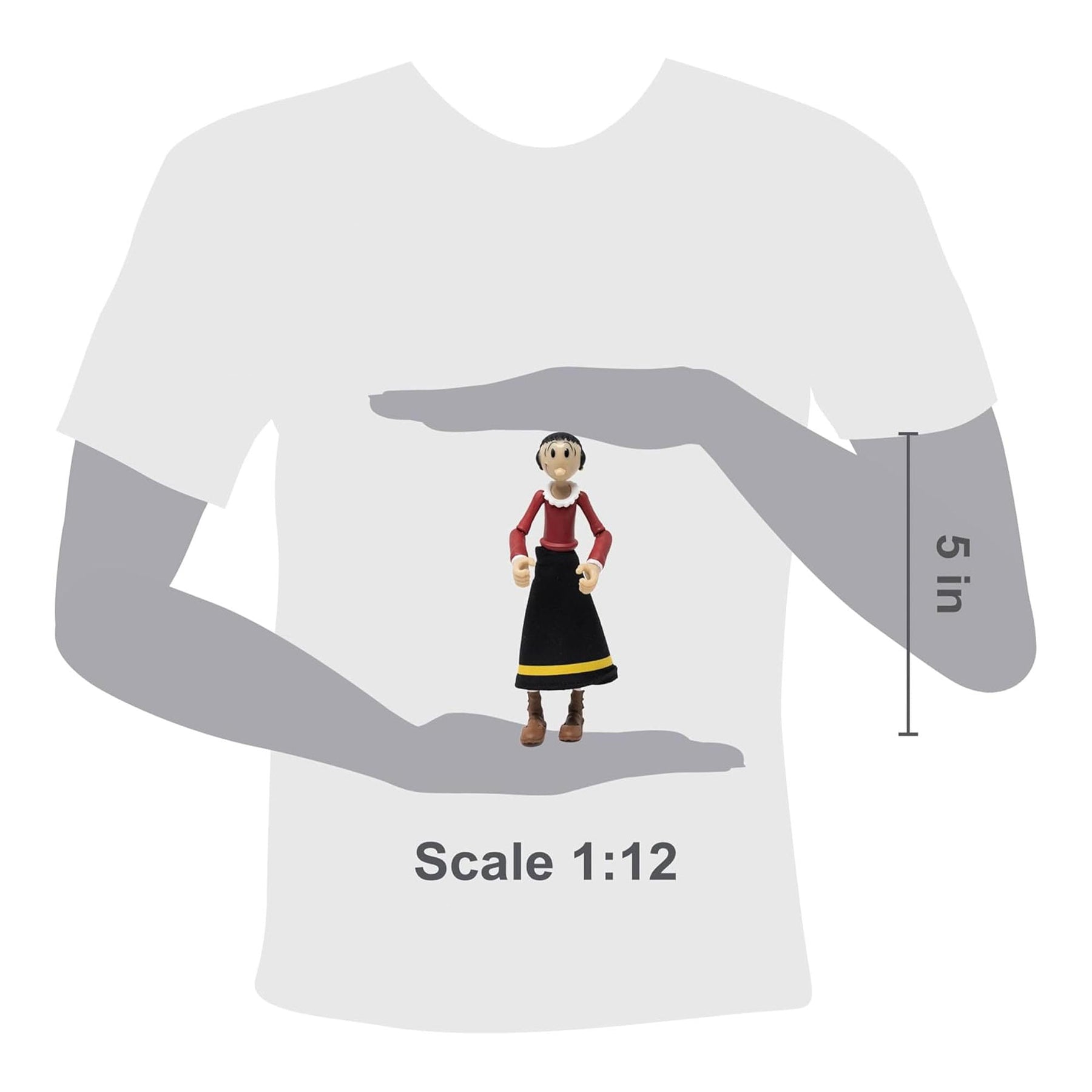 Popeye Classics 1:12 Scale Action Figure | Olive Oyl