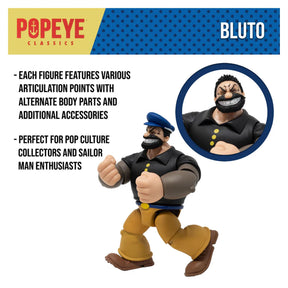 Popeye Classics 1:12 Scale Action Figure | Bluto