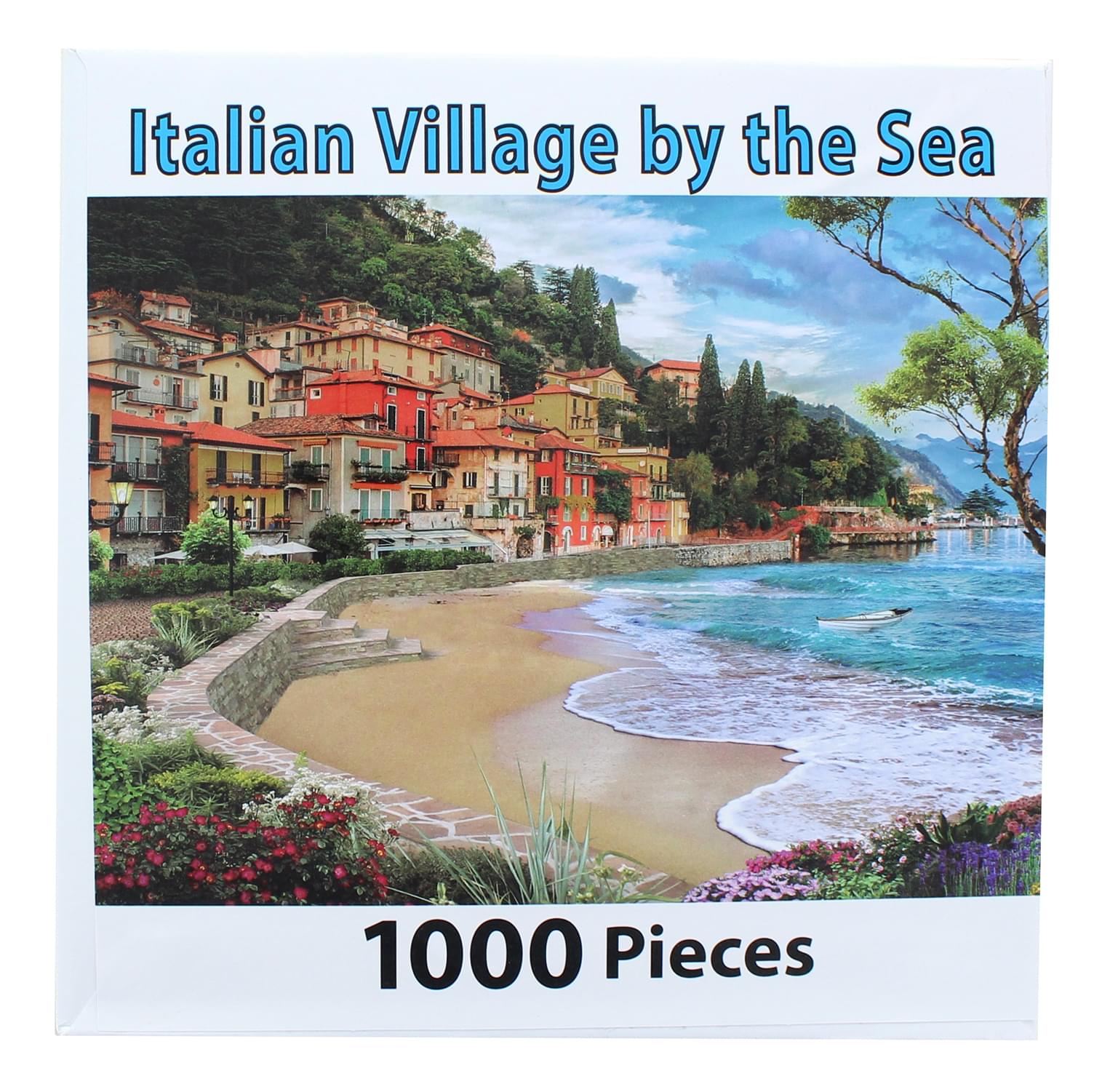 PuzzleWorks 1000 Piece Jigsaw Puzzle | Italian Village By The Sea