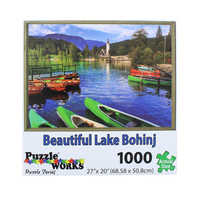 PuzzleWorks 1000 Piece Jigsaw Puzzle | Lake Bohinj