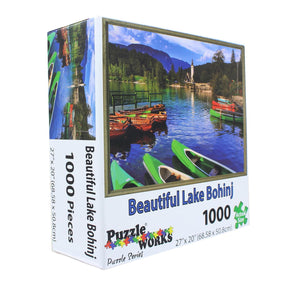 PuzzleWorks 1000 Piece Jigsaw Puzzle | Lake Bohinj