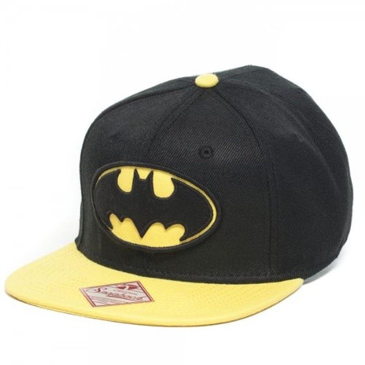 DC Comics Batman Logo Mens Black Snapback Baseball Cap