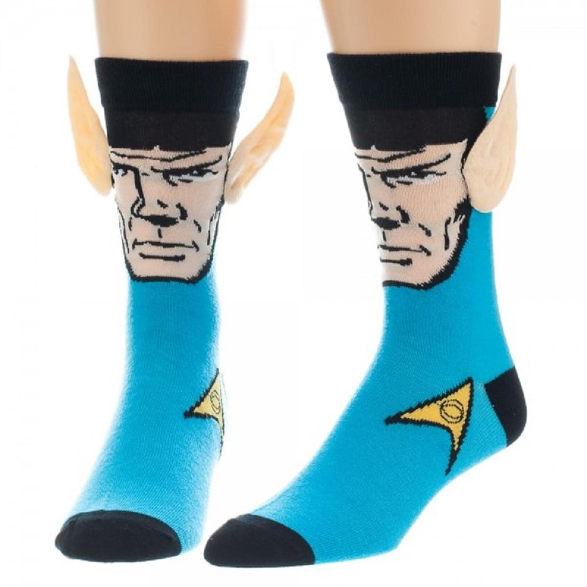 Star Trek Spock With Ears Crew Sock