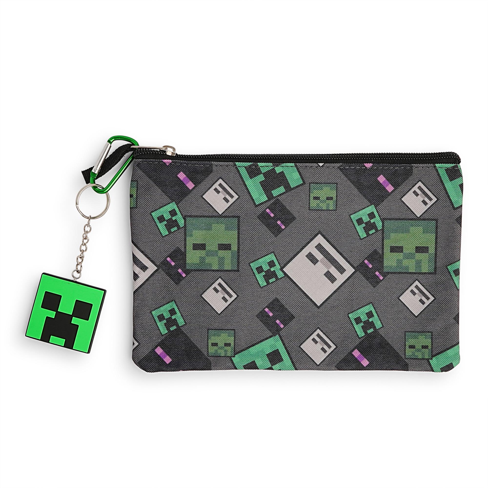 Minecraft Creeper 5 Piece 16 Inch Backpack Set