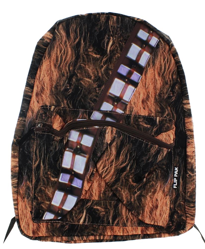 Star Wars Chewbacca / Comic Print Reversible Backpack Knapsack