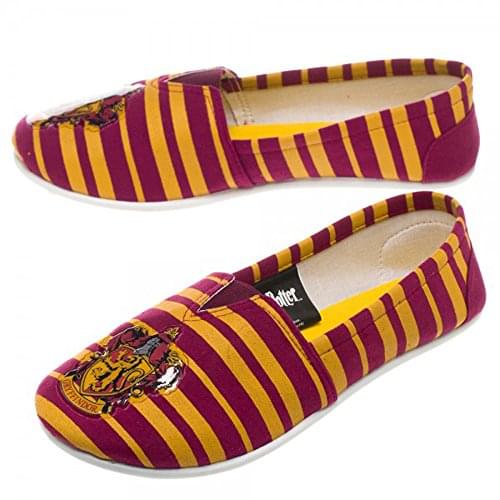 Harry Potter Gryffindor Canvas Slip On Shoes