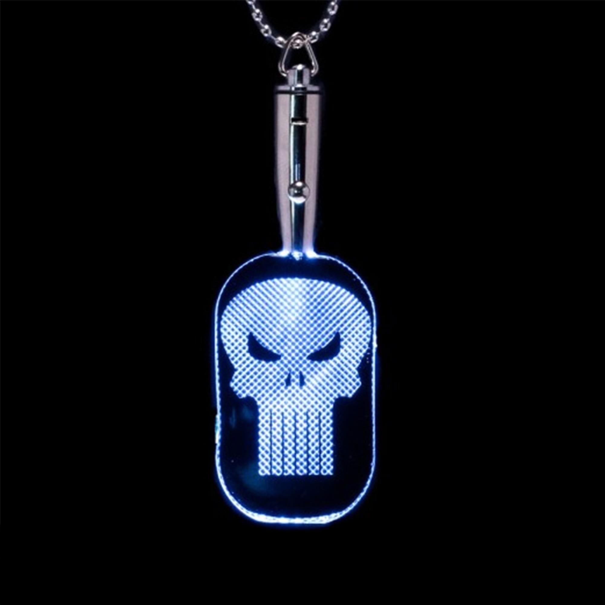 Marvel Punisher LED Dog Tag