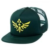Legend of Zelda Green Triforce Logo Trucker Hat