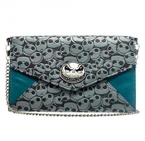 Nightmare Before Christmas Envelope Wallet Purse With Chain
