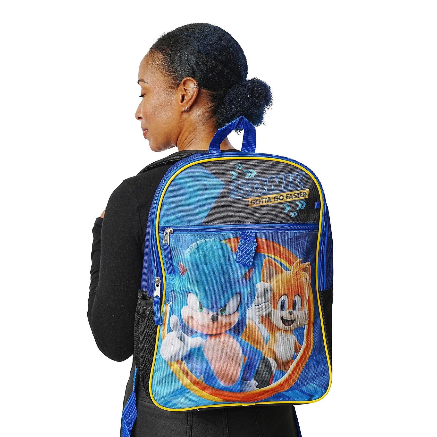 Sonic The Hedgehog and Friends 5 Piece 16 Inch Backpack Set
