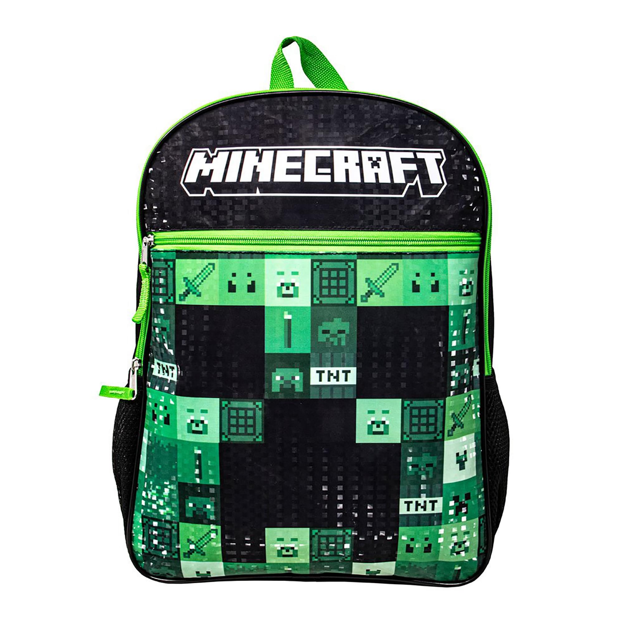 Minecraft TNT Creeper 16 Inch Backpack | Free Shipping