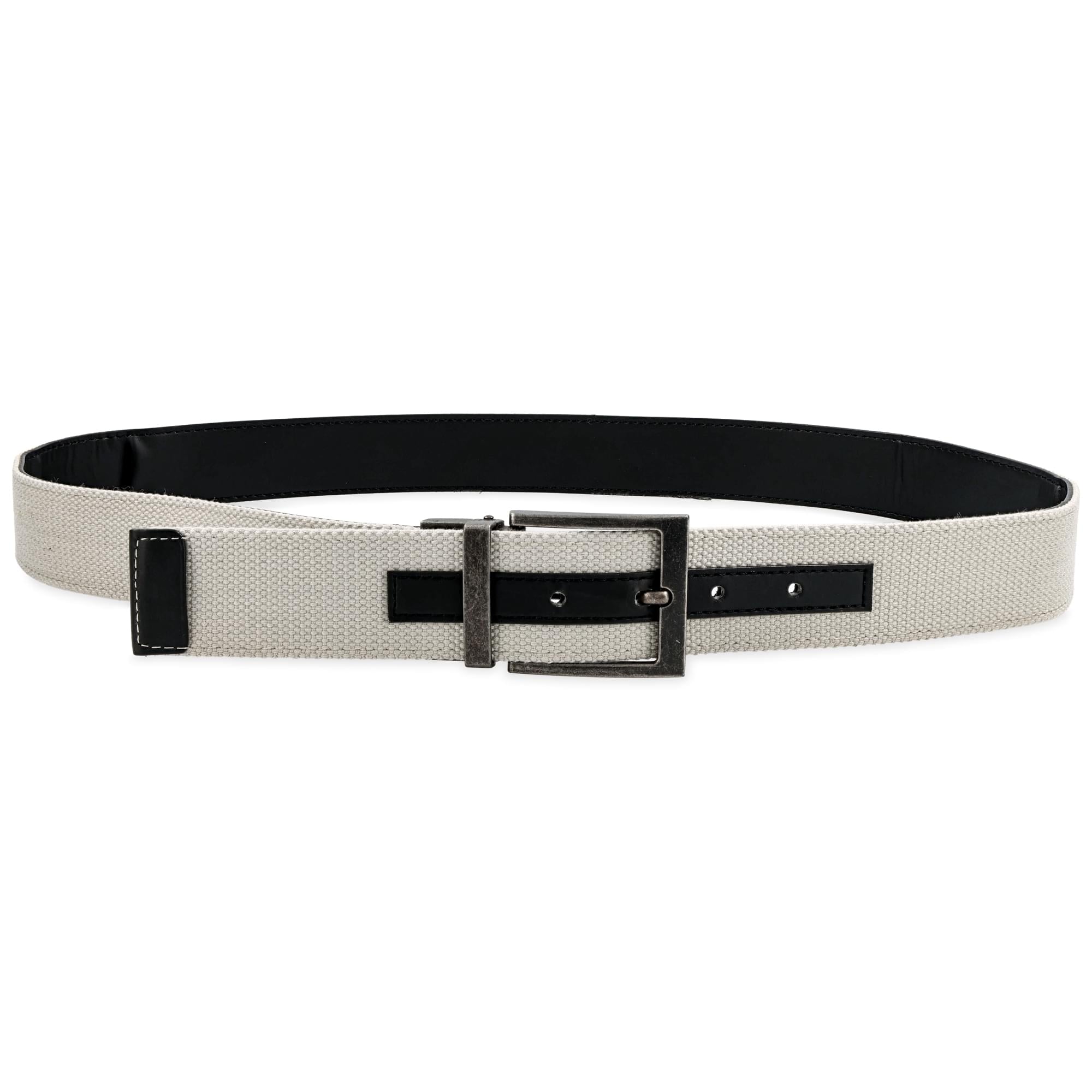 Black & Tan Reversible Canvas Men's Belt