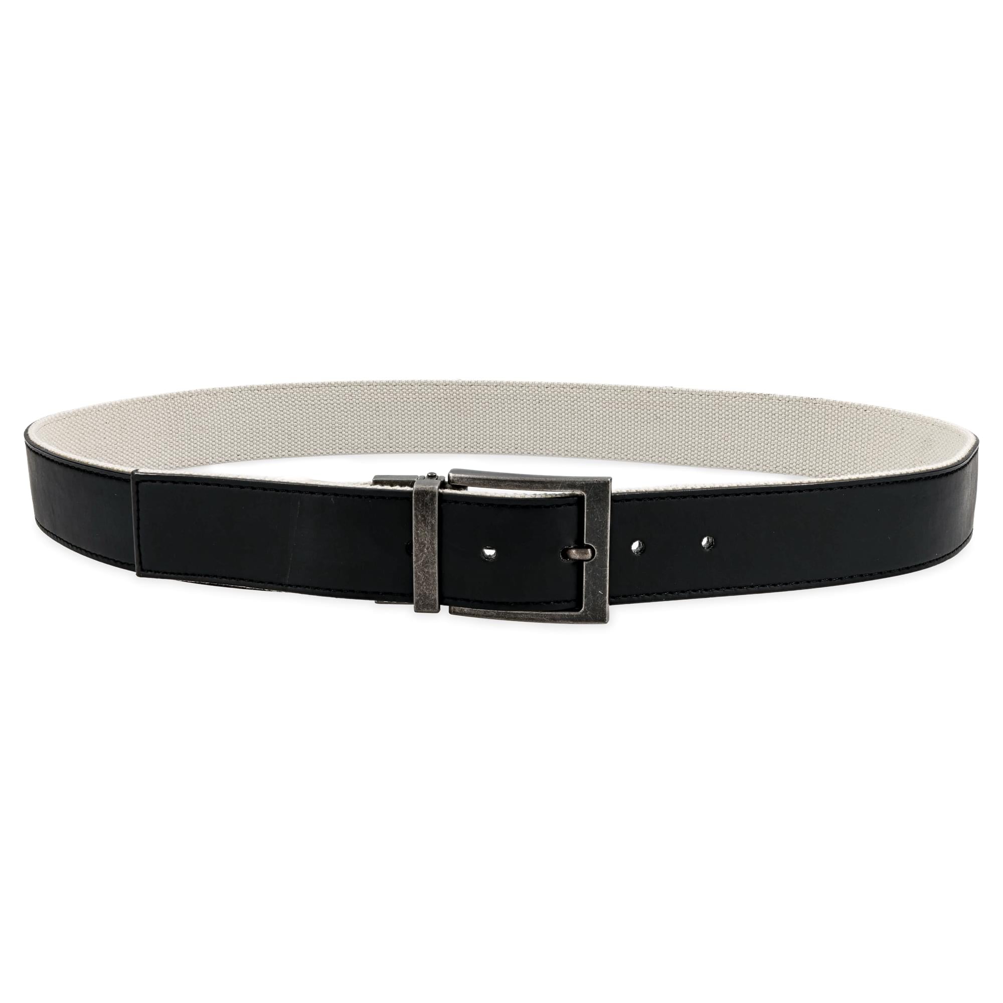 Black & Tan Reversible Canvas Men's Belt